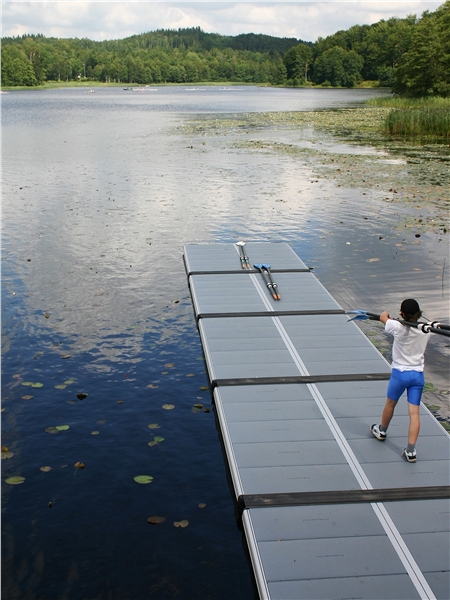 Ponton aviron
