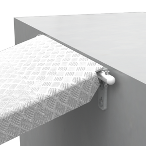 Bisagra para pasarela – lado tierra