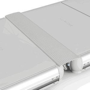 Perfil de cubierta & bisagra