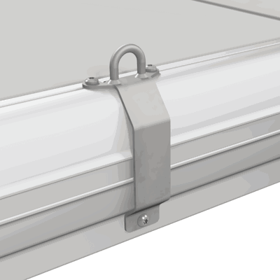 EasyFloat flytbrygga med monterat fäste för båtring, för säker fastsättning och användning