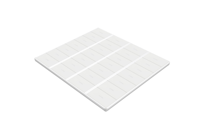 EasyFloat flytbrygga med måtten 4,8 × 4,2 meter, idealisk för bad, rodd och kajak/paddling