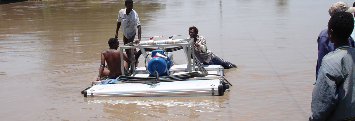 Arbetsflotte för bevattningspump - Afrika
