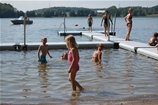 Badbrygga vid Stendalsbadet, Botkyrka Kommun, Stockholm