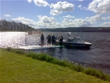 Bryggor för wakeboard SM i Vättern