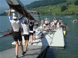 Schweiz: Teamwork vid sjön